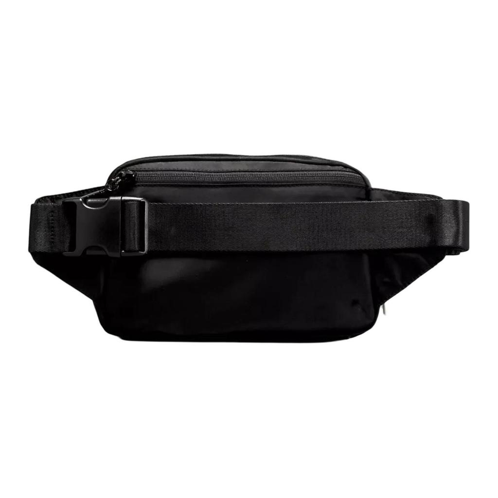 Lululemon Everywhere 2L Logo Zip Waist Bag Large Women Waist Bag Black LU9B11S