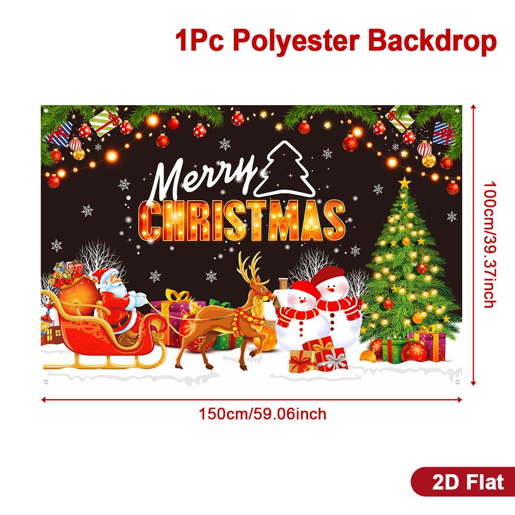 Christmas Tree Backdrop Merry Christmas Decorations for Home 2025 Xmas Ornament Photo Background Navidad Natal New Year 2026