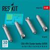 Reskit Gator Cluster Bomb Set Plastic Model Parts 1/48 CBU-89A 4-Piece RSK48-0514 (Airplane)