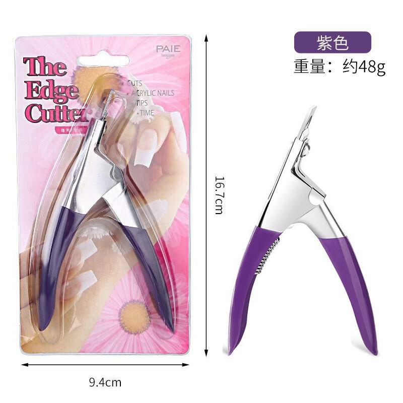 Professionelle Acryl-Falsche-Nagelknipser für Acrylnägel, Regenbogen-Nagelspitzen-Cutter Maniküre-Werkzeug für Salon, Zuhause, Nagelkunst