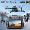 Ny GT8 Drone GPS 8K Profesjonell HD 360° Doble Kameraer 5G WIFI Børsteløse Motorer Hindringsdeteksjon Sammenleggbar Quadcopter Leker
