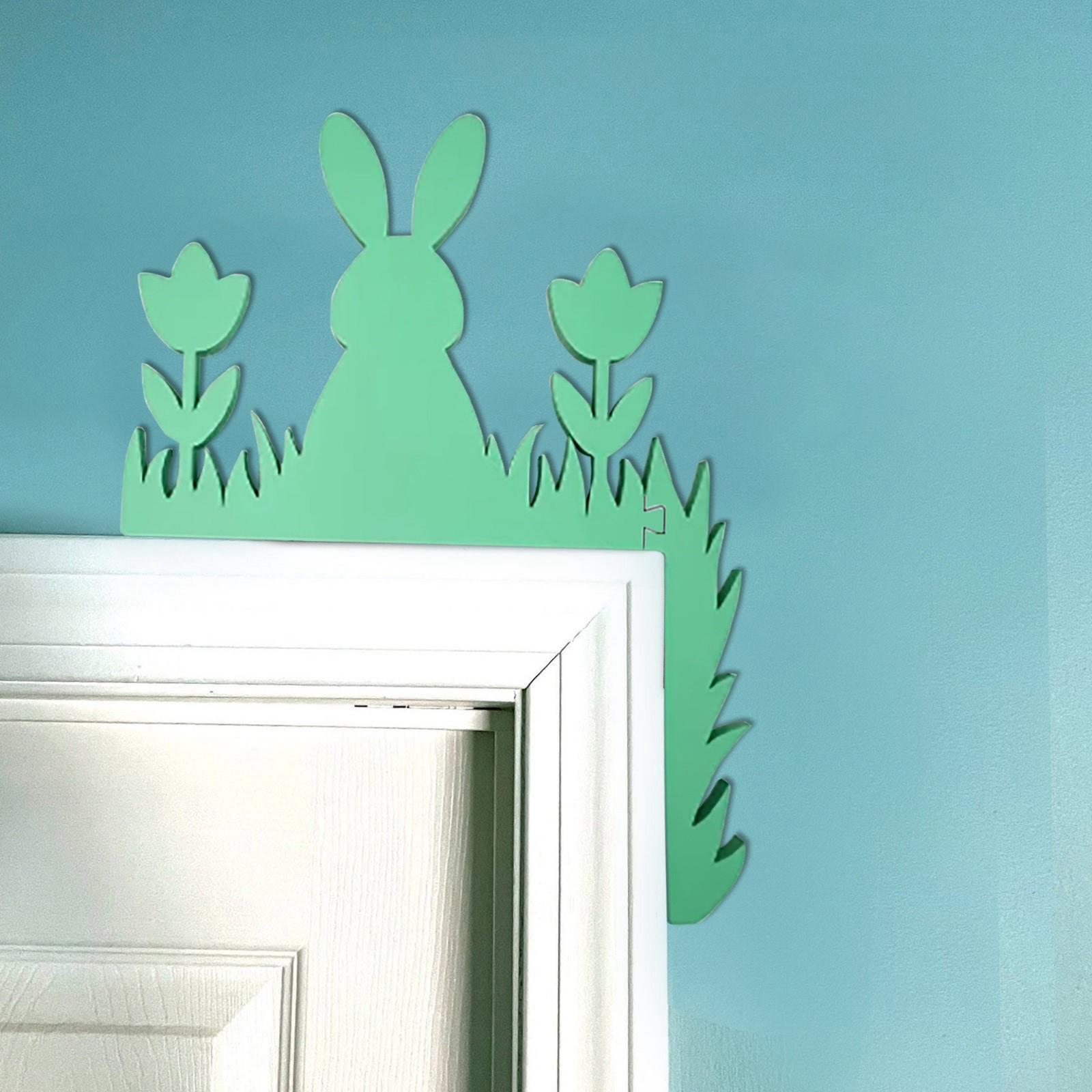 

Spring Is Cute And Fun, Limited To Easter, The First Choice For Easter Gifts! Handmade Wooden Door Corner Decorative Pendant