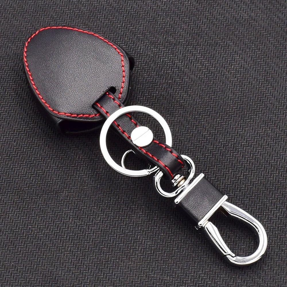 Leather Car Key Cover Remote Fobs Shell Protector Cases Auto Accessories For Toyota Camry Avalon Corolla Matrix Rav4 Venza Yaris