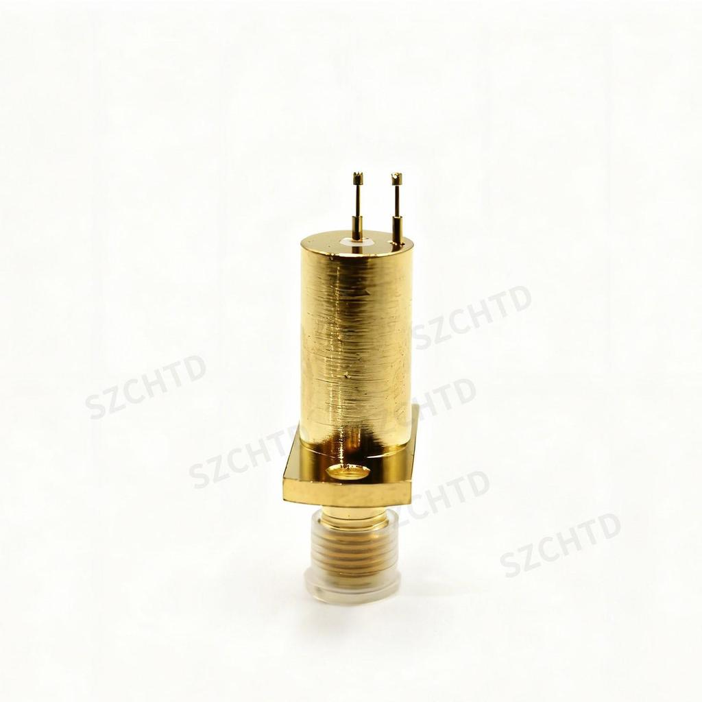 Double-Needle RF Coaxial Connector Adapter