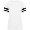 Build Your Brand Womens/Ladies Stripe Mesh T-Shirt