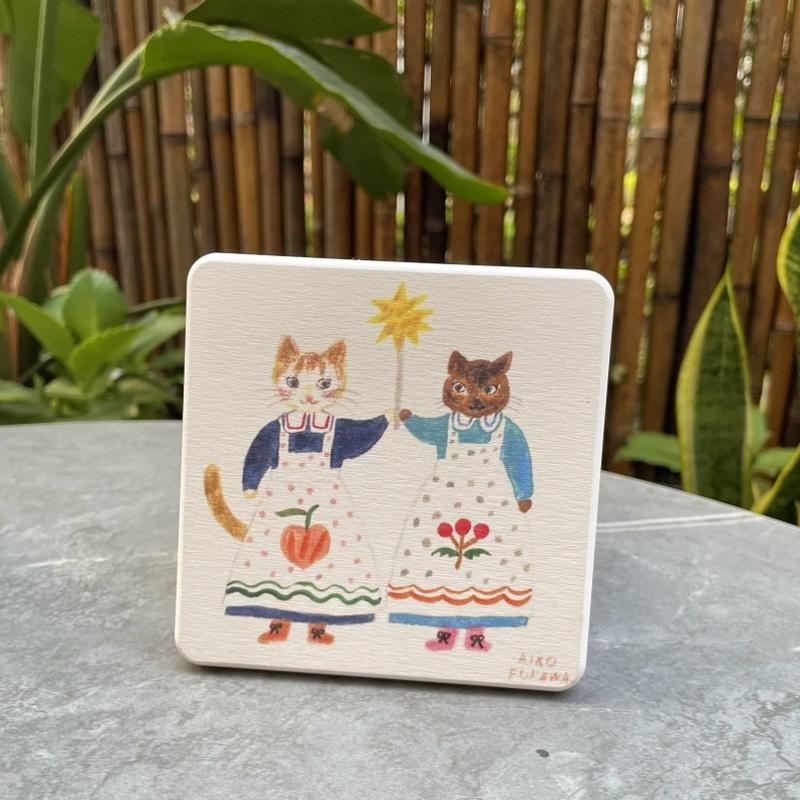 

1 шт. Коврики для стола для домашнего декора, милые квадратные круглые японские подставки под чашки из диатомовой грязи, термостойкие, доступно несколько вариантов