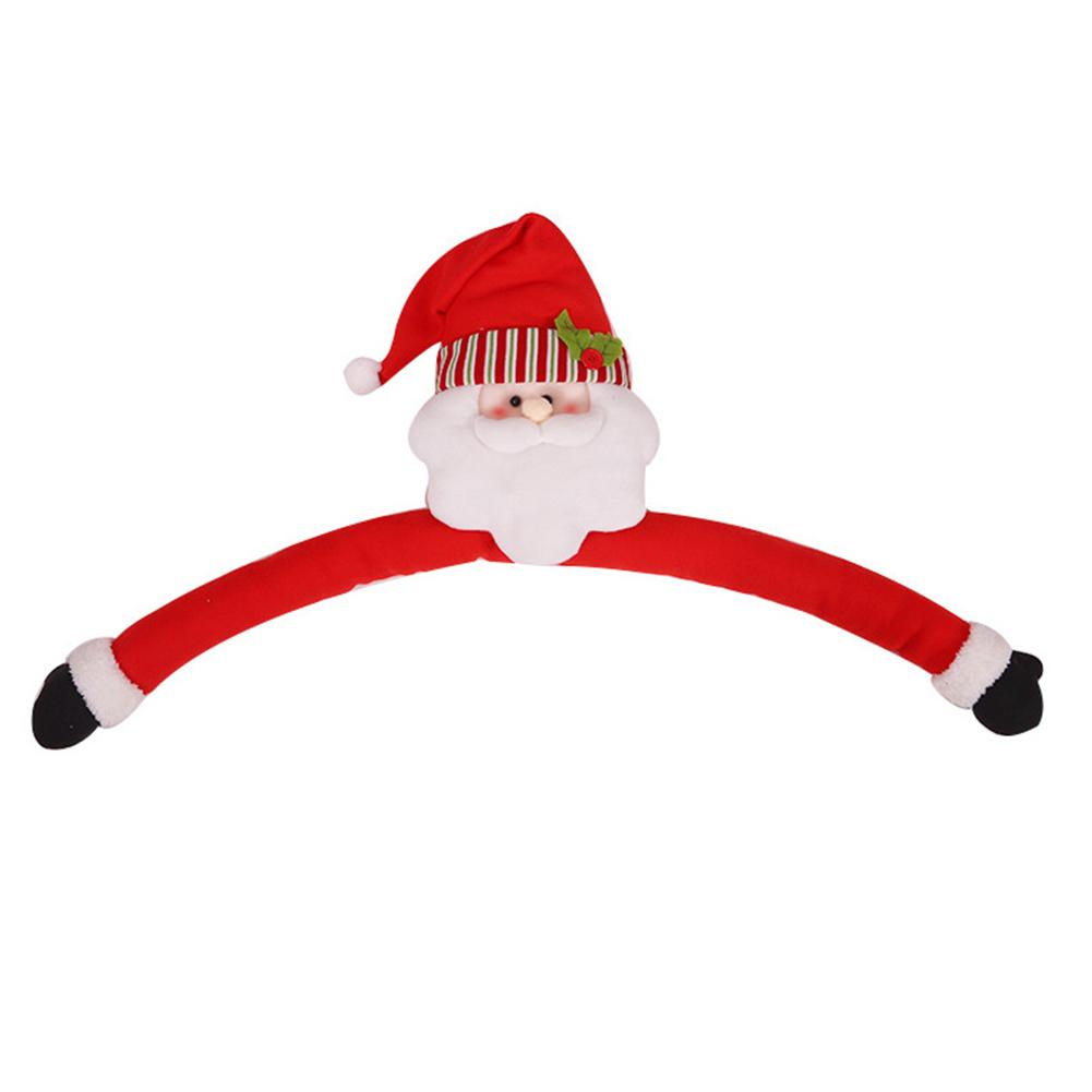 Christmas Tree Topper Santa Snowman Ornament Holding Hugging Tree Crown Christmas Gift Idea Funny Scene Setter Decor