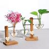 Herzglasvase und Halterung Transparente herzförmige Glas-Hydrokulturvase mit Ständer für das Wohnzimmer