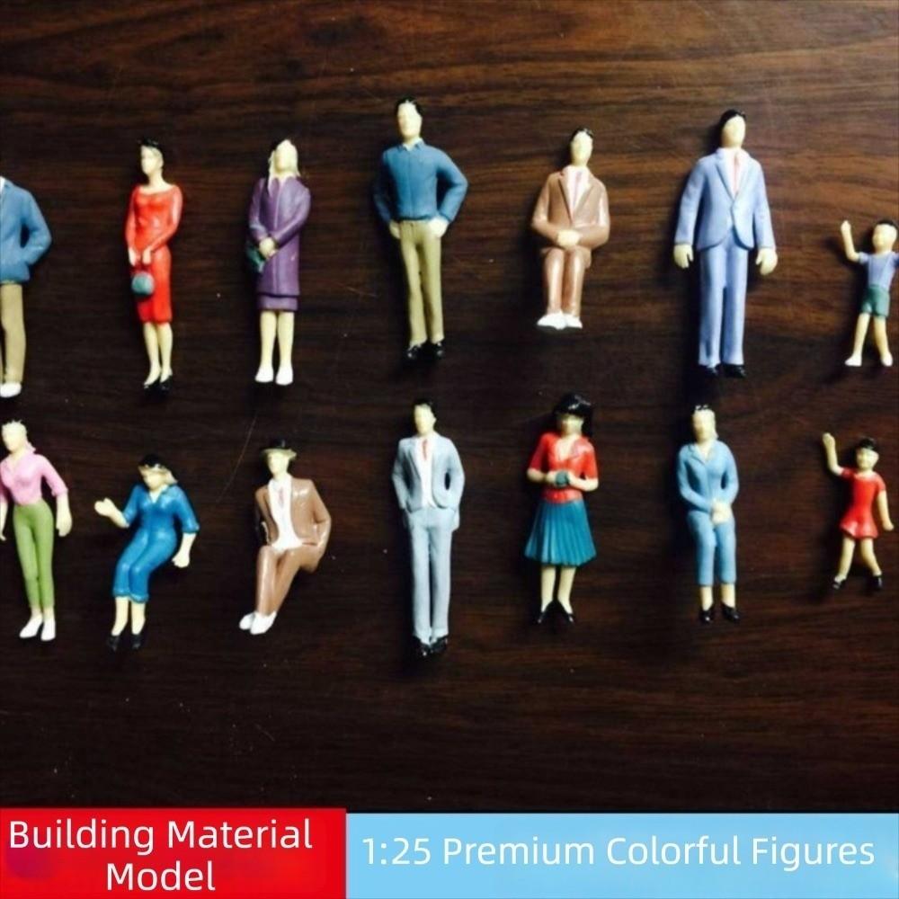10pcs 1:25 1:30 1:50 1:75 1:87 Scale Miniature Landscape Figurines  DIY Handmade