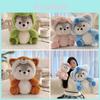 Cute And Huggable Plush Stuffed Animal Toy Cartoon Transformation Dog, Perfect Birthday Gift For Girls And Kids, Soft And Comforting 20cm/30cm