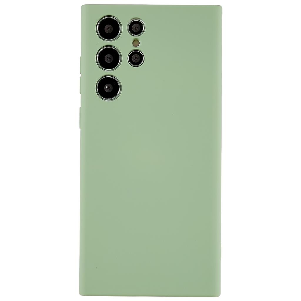 For Samsung Galaxy S24 Ultra Cover 2.0mm Solid Color TPU Shockproof Protective Phone Case