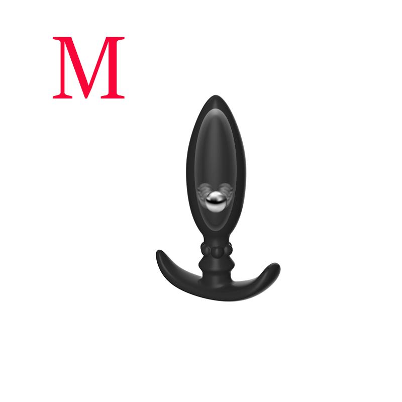 Built In Gravity Steel Ball Anal Bead Butt Plug for Men Women Anal Vibrator Prostate Massage Anal Plug Soft Silicone Masturbator