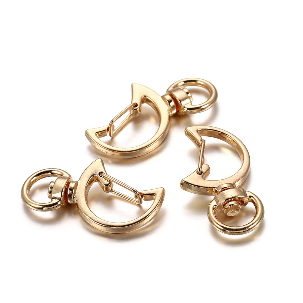 10pcs Cat Heart Snap Hook Trigger Clips Buckles for Keychain Lobster Lobster Clasp Hooks for Key Ring Clasp Jewelry Accessories
