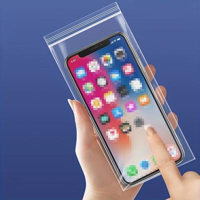 20 Stück Klare, Selbstversiegelnde Schutzhülle für Mobiltelefone, Staubdicht, für Alle Telefonmodelle, Ideal für Radfahren Und Outdoor-Strandnutzung