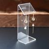 1pcs Transparent Acrylic Earring Display Stand Ear Studs and Earrings Display Rack Ear Accessory Storage Rack Multi-purpose Accessories Shooting Props