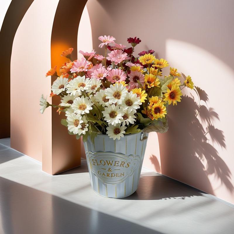 Autumn Color Daisy Bouquet - Small Wild Chrysanthemums for Home Decoration