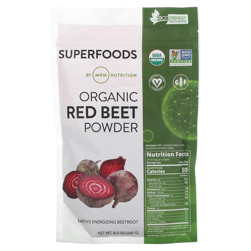 Buy MRM Nutrition, Organic Red Beet Powder, 8.5 oz (240 g) at