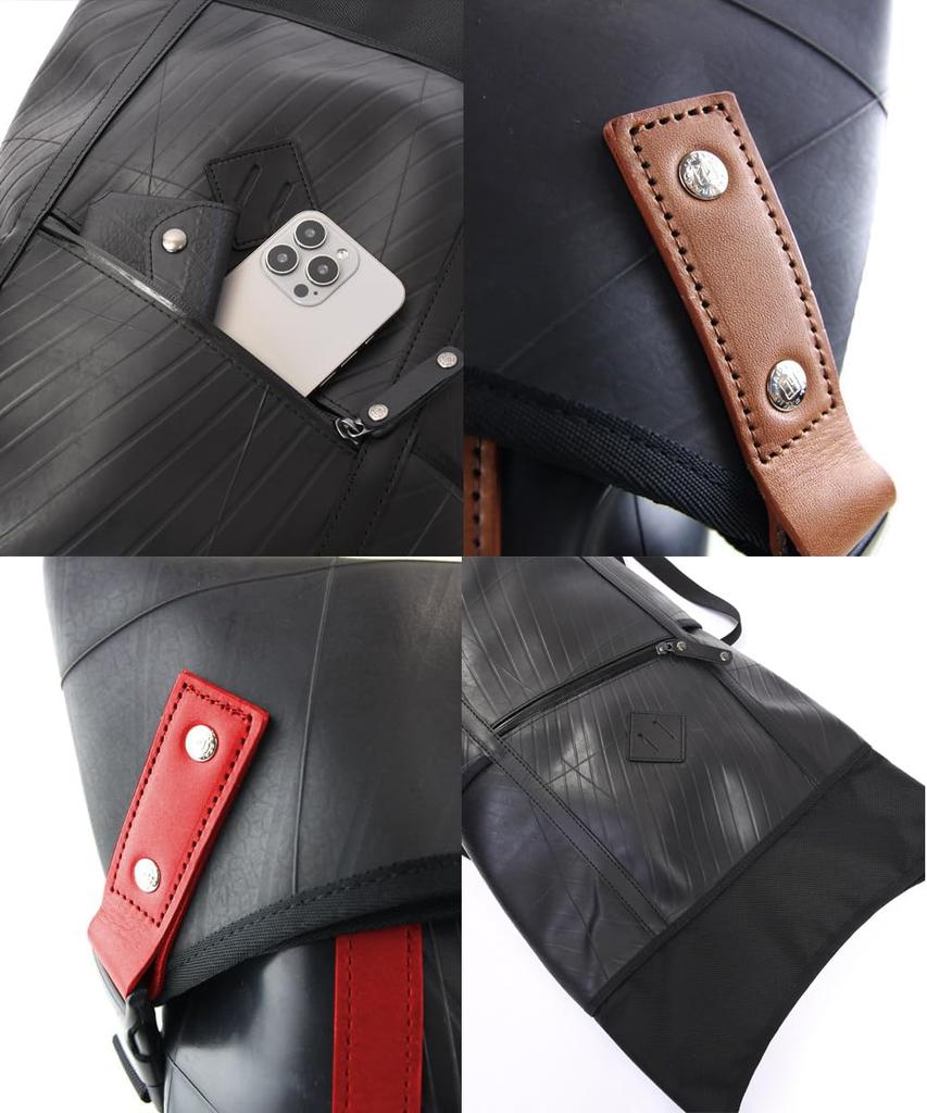 Designer Waterproof Large Capacity Business Made in Japan [SEAL] Backpack, Men's Backpack, Motorcycle/Outdoor, PS-046BW