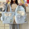 Schoolbag small fresh girl backpack student schoolbag female star junior high school girl high school student burden reduction high value bag