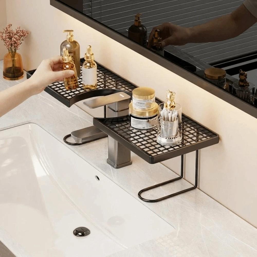 Mesh Bathroom Storage Rack Universal Kitchen Storage Rack Faucet Storage Shelf  Bathroom Sink