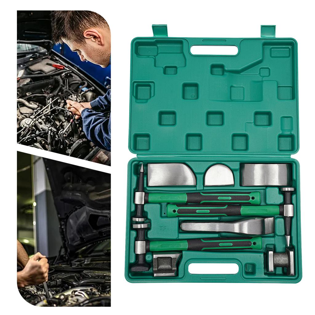 9Pcs Car Dent Repair Kit Auto Body Repair Tool Kit Suitable for Repairing Car Dents Door Dings