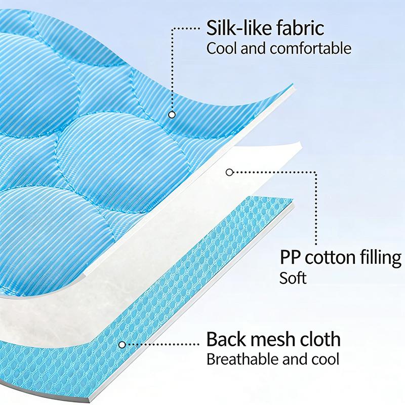 Pet Ice Silk Cooling Mat Summer Breathable Dog Bed Non-slip Washable Cooling Pad For Dogs Cats Puppies Kittens