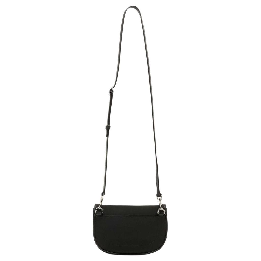 Bally B-Light Logo Silver Hardware Accessories Leather Shoulder Bag Men Shoulder Bag Black 6311528