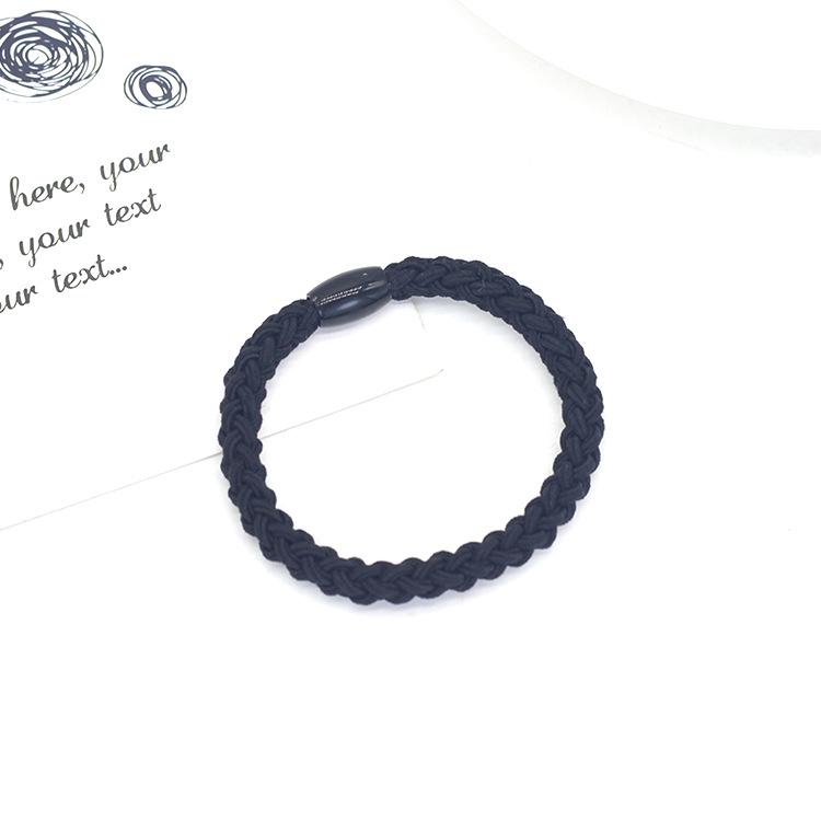 Korean Handmade Knitted Hair Scrunchies: High Elasticity, Braided Style Hair Ties.