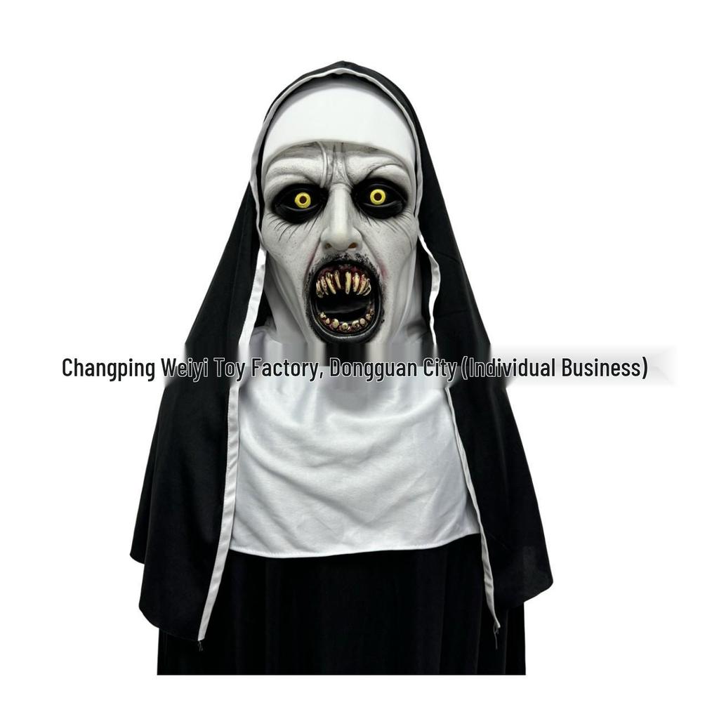 Halloween Nun Mask - Ghostly Headgear from The Conjuring 2