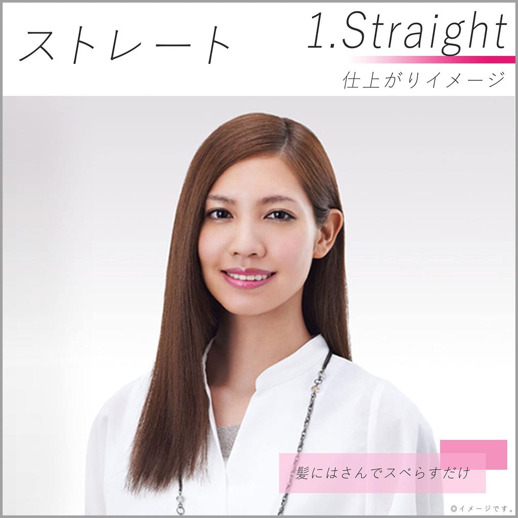 Panasonic Compact Iron for Curling and Compatible with Veil Pink Straightening, Overseas, 3Way, EH-HV28-PP