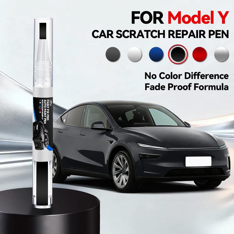 Specialized Automobiles For Tesla Model Y 1996-2026 Car Paint Repair Pen Car Touch Up Pen Black White Tesla Wheel Paint Repair A