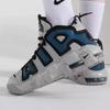 Nike Air More Uptempo 96 GS Industrial Blue Dětské tenisky Šedá Světle-železná-Ore Železo-šedá FJ1387-001
