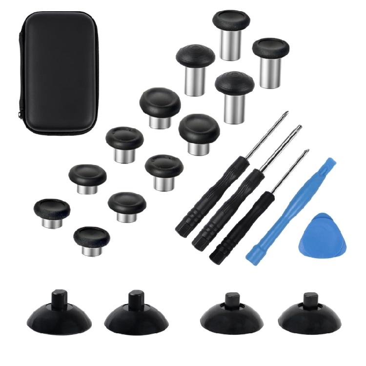Náhradní krytky analogových páček Thumbstick Grip Analogové páčky Joysticku pro ovladač Univerzální krytka páčky s nástrojem na páčení