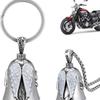 1 styck Biker Ridklocka Hänge Ridklocka Änglavakt Nyckelring Bärbar Motorcykeltillbehör För Bikerförare Gåva
