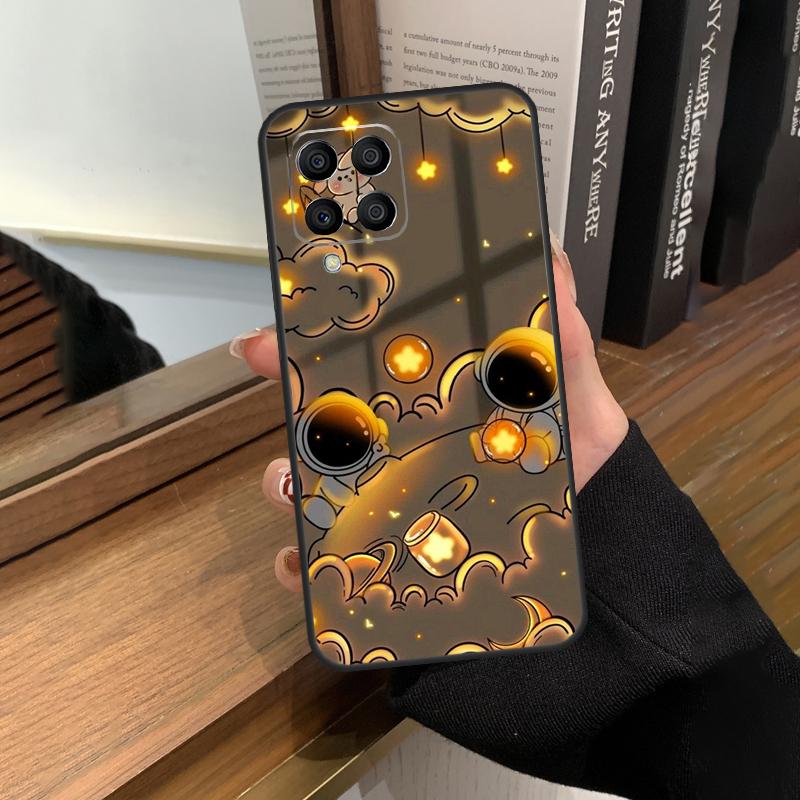 Cute Galaxy Astronaut Case For Samsung Galaxy M56 M16 M36 M33 M53 M13 M12 M32 M52 M20 M15 M55 M31 M14 M35 M34 M54