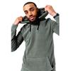 Justhype Acid Wash Hoody, Mens Green Sweatshirt