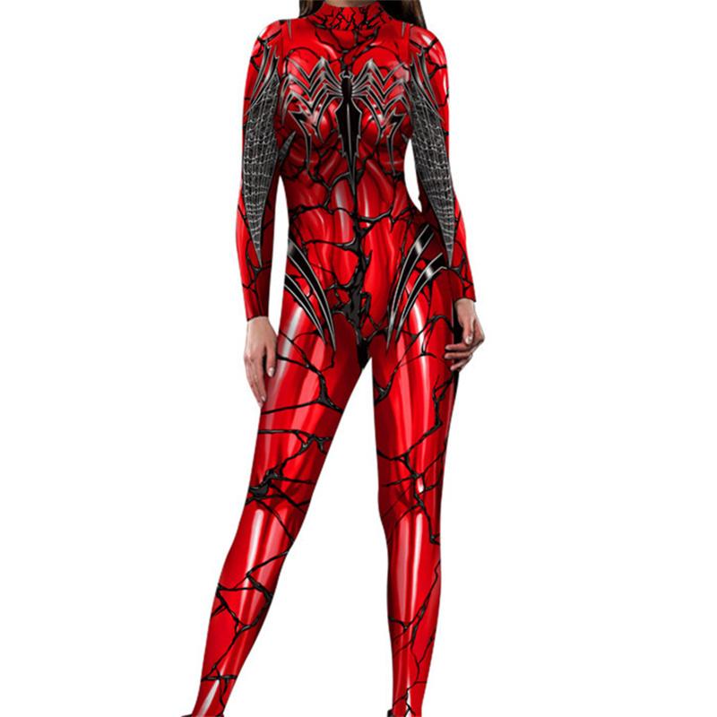

Iootiany Взрослый Хэллоуин Косплей Боди с принтом Супермена Паука Паутина Сексуальный Женский Обтягивающий Стрейчевый Спортивный Костюм Сценический Костюм S