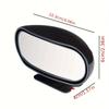Car Mirror 360 Degree Adjustable Wide Angle Side Rear Mirrors Blind Spot Snap Way For Parking Auxiliary Rear View Mirror