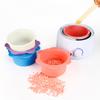 Wax Warmer Heat-Resisting Replacement Silicone Bowls Hair Removal Wax With Stirring Stick Non-Stick Pan Hair Removal Beauty