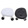 Low Rolling Stool with Wheels Ergonomic Heavy Duty Short Rolling Seat for Bedroom Living Room