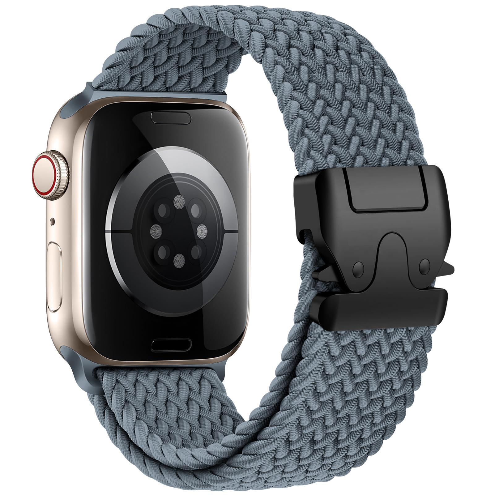 

Ремешок для Apple Watch Ultra 2 49 мм 10 46 мм 9 8 7 45 мм 41 мм 44 мм 40 мм для Smartwatch Series SE 6 3 5 4 2 1 42 мм 38 мм Спортивный нейлоновый Outdools S10 46-42 44 45 49mm