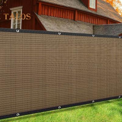 Pantalla de privacidad para balcón de 1/2 x 5 m, protección UV, resistente a la intemperie, para apartamentos, barandilla, malla resistente al viento y al sol.