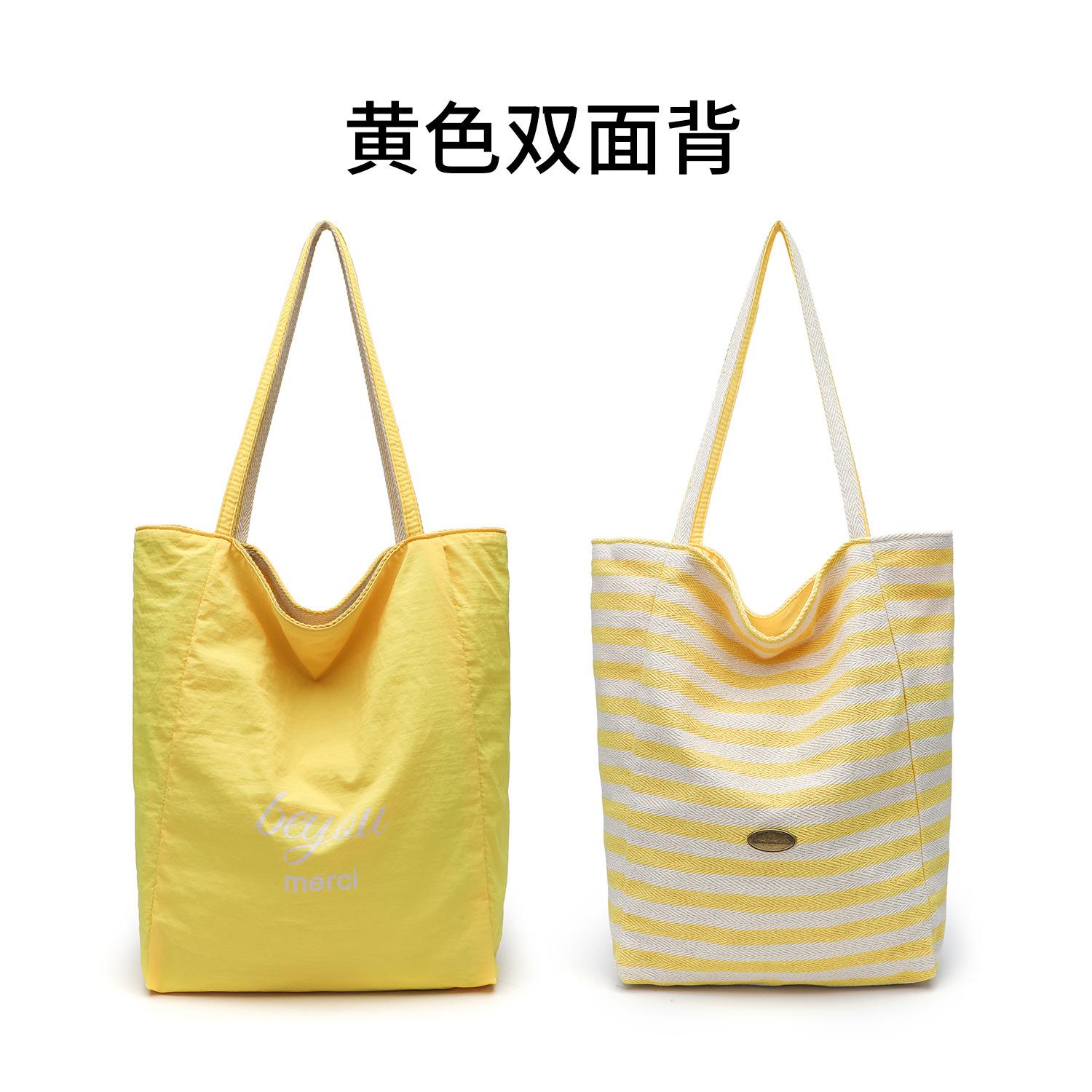 

Popular bag women s large capacity 2025 new spring and summer shoulder shopping bag leisure class commuter tote bag
