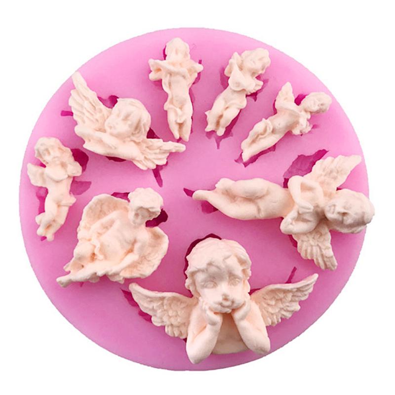 Engel Baby Silikon Form Fondant Form Schokolade Form Kuchen dekorieren Werkzeug
