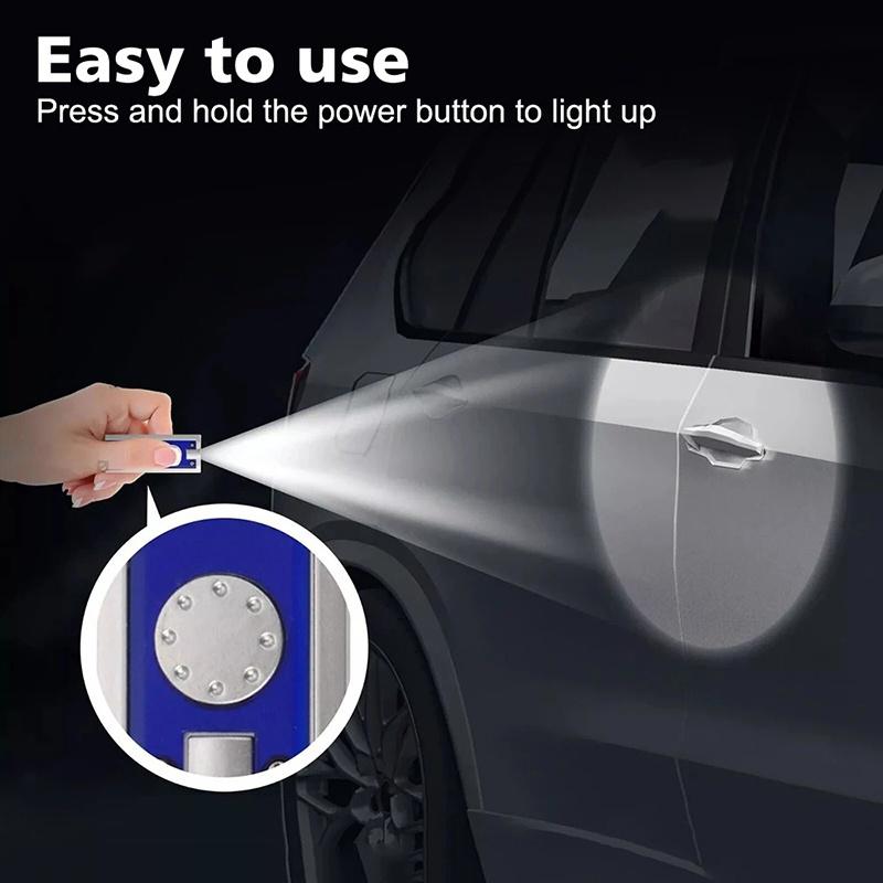 Mini Led Flashlight Multifunctional Work Light Portable Pocket Flashlight Keychains Portable Customizable Camping Flash Light