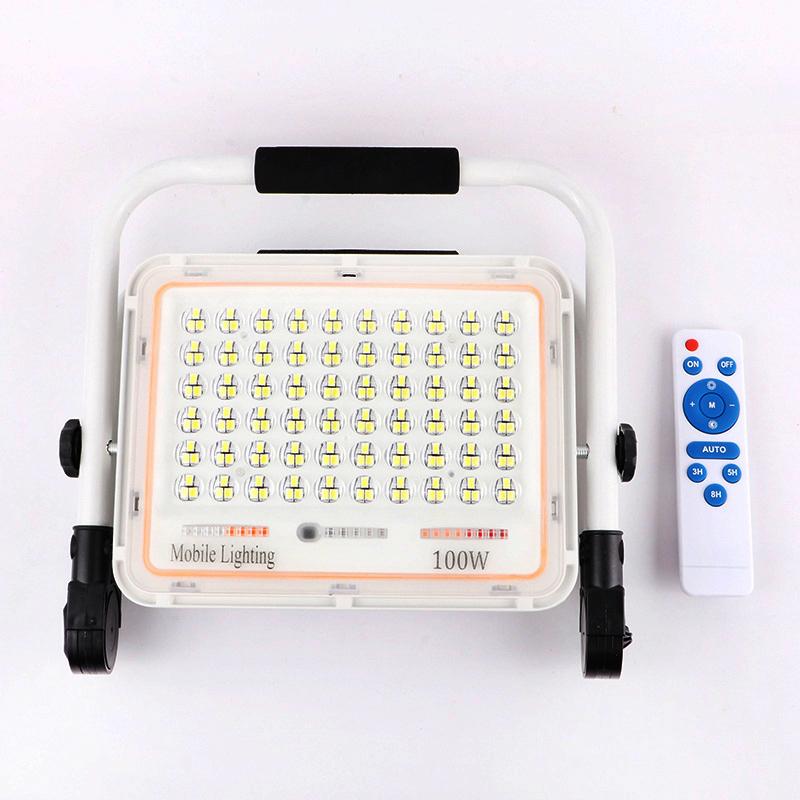 2022 100W LED New Outdoor Emergency Flash LED Camping Lamp Solar Projection Lamp Portable Emergency Charging