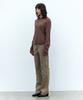 Insilence Woman Washed Bootcut Pants Ash Beige