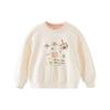 DAVE&BELLA Girls' Faux Two-Piece Sweatshirt