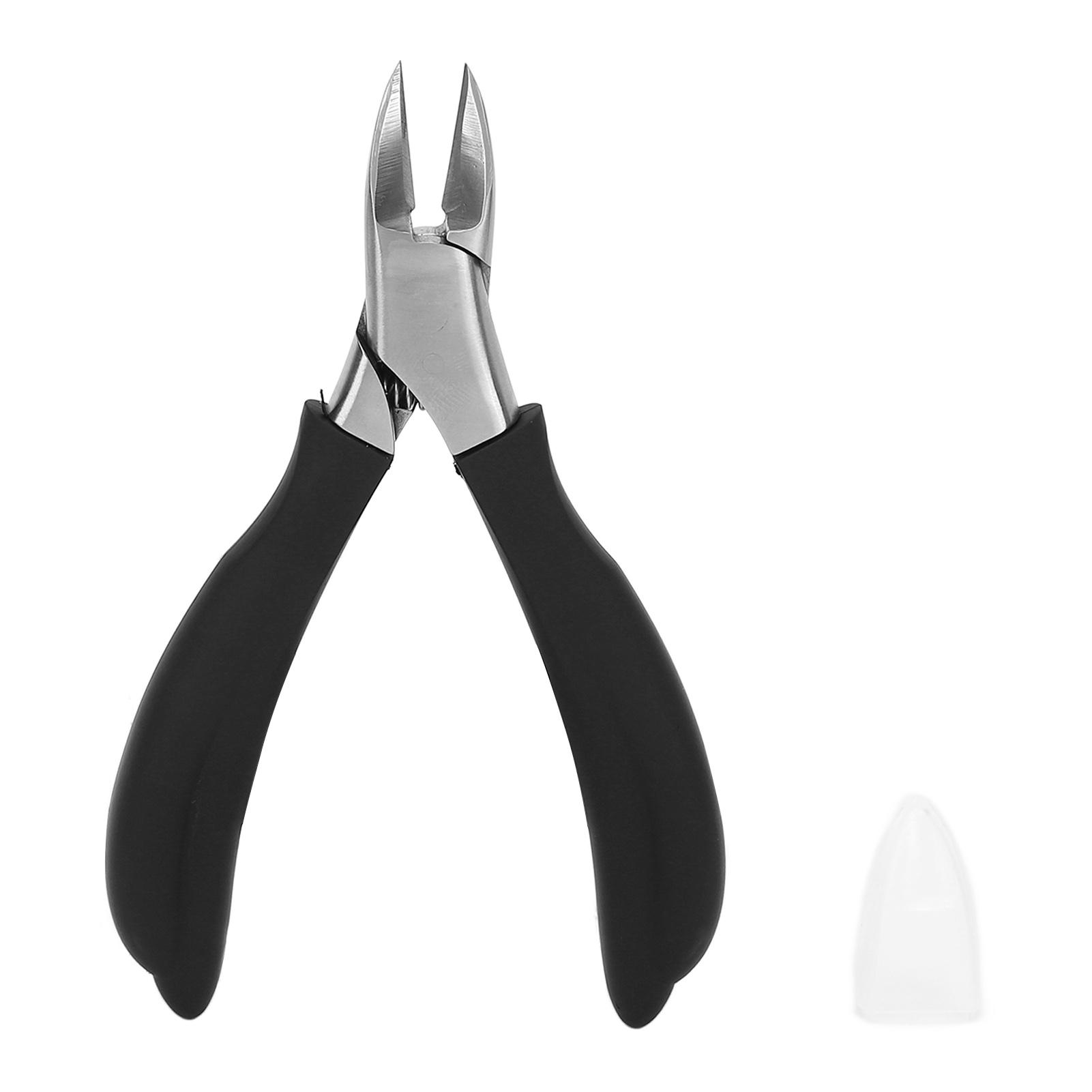 

Ingrown Toenail Clippers Rustproof Stainless Steel Curved Blades Toenail Clippers with Nonslip