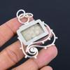 Natural Fossil Coral Gemstone Pendant 925 Sterling Silver Indian Jewelry